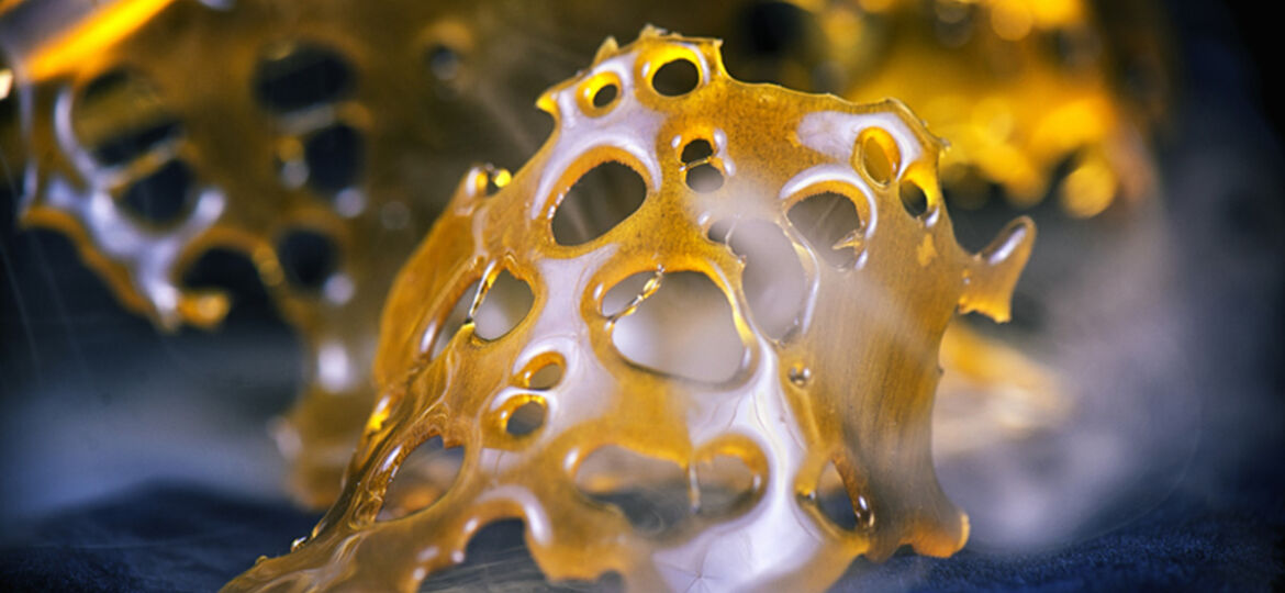 Image of rosin, a solid form of resin made through extraction from cannabis